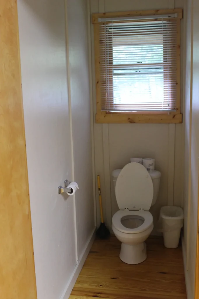 A Cabin Village toilet room