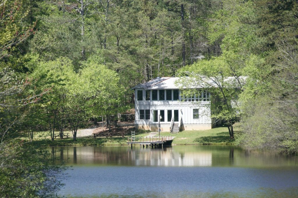 HTH from across the lake in spring